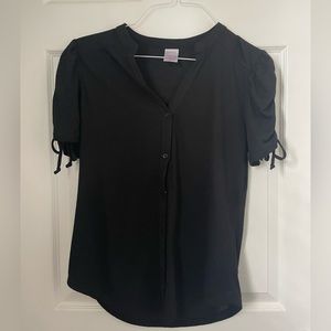 Dress top with sleeve ties
